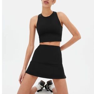 Girlfriend Collective Black skort
